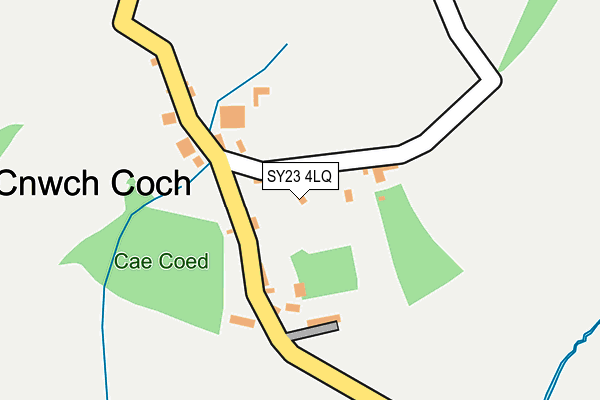 SY23 4LQ map - OS OpenMap – Local (Ordnance Survey) SY23 4LQ map - OS OpenMap – Local (Ordnance Survey)