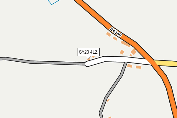 SY23 4LZ map - OS OpenMap – Local (Ordnance Survey) SY23 4LZ map - OS OpenMap – Local (Ordnance Survey)