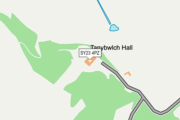 SY23 4PZ map - OS OpenMap – Local (Ordnance Survey) SY23 4PZ map - OS OpenMap – Local (Ordnance Survey)