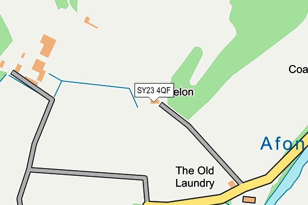 SY23 4QF map - OS OpenMap – Local (Ordnance Survey) SY23 4QF map - OS OpenMap – Local (Ordnance Survey)