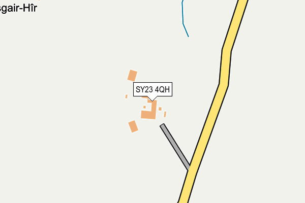 SY23 4QH map - OS OpenMap – Local (Ordnance Survey) SY23 4QH map - OS OpenMap – Local (Ordnance Survey)