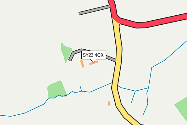 SY23 4QX map - OS OpenMap – Local (Ordnance Survey) SY23 4QX map - OS OpenMap – Local (Ordnance Survey)
