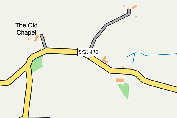 SY23 4RG map - OS OpenMap – Local (Ordnance Survey) SY23 4RG map - OS OpenMap – Local (Ordnance Survey)