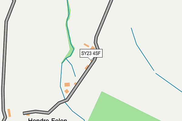 SY23 4SF map - OS OpenMap – Local (Ordnance Survey) SY23 4SF map - OS OpenMap – Local (Ordnance Survey)