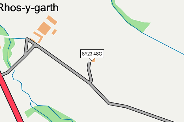 SY23 4SG map - OS OpenMap – Local (Ordnance Survey) SY23 4SG map - OS OpenMap – Local (Ordnance Survey)