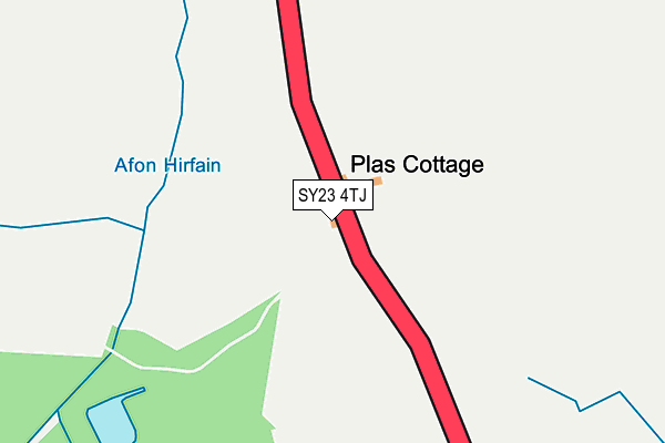 SY23 4TJ map - OS OpenMap – Local (Ordnance Survey) SY23 4TJ map - OS OpenMap – Local (Ordnance Survey)