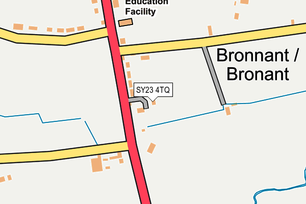 SY23 4TQ map - OS OpenMap – Local (Ordnance Survey) SY23 4TQ map - OS OpenMap – Local (Ordnance Survey)