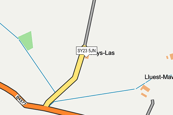 SY23 5JN map - OS OpenMap – Local (Ordnance Survey) SY23 5JN map - OS OpenMap – Local (Ordnance Survey)