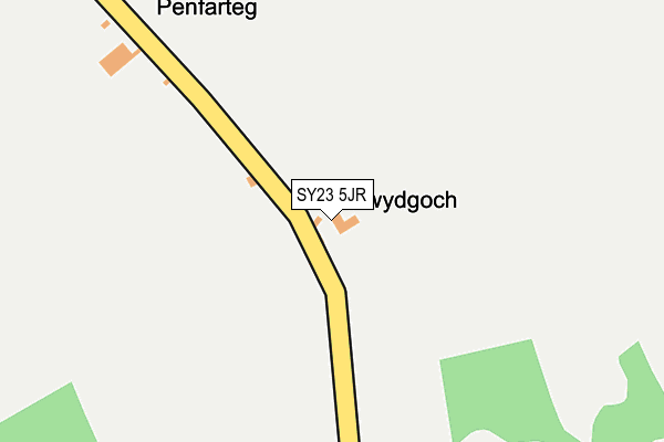 SY23 5JR map - OS OpenMap – Local (Ordnance Survey) SY23 5JR map - OS OpenMap – Local (Ordnance Survey)