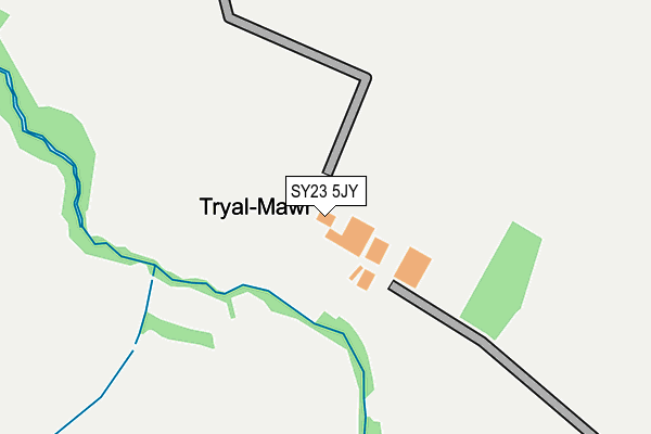 SY23 5JY map - OS OpenMap – Local (Ordnance Survey) SY23 5JY map - OS OpenMap – Local (Ordnance Survey)