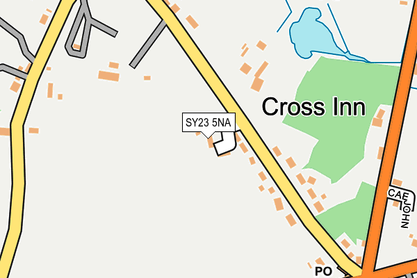 SY23 5NA map - OS OpenMap – Local (Ordnance Survey) SY23 5NA map - OS OpenMap – Local (Ordnance Survey)