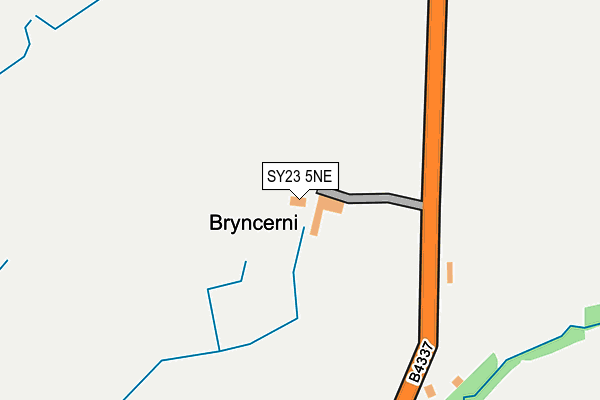 SY23 5NE map - OS OpenMap – Local (Ordnance Survey)