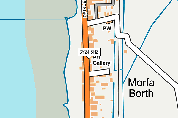 SY24 5HZ map - OS OpenMap – Local (Ordnance Survey) SY24 5HZ map - OS OpenMap – Local (Ordnance Survey)