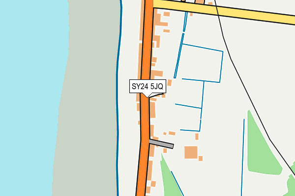 SY24 5JQ map - OS OpenMap – Local (Ordnance Survey) SY24 5JQ map - OS OpenMap – Local (Ordnance Survey)