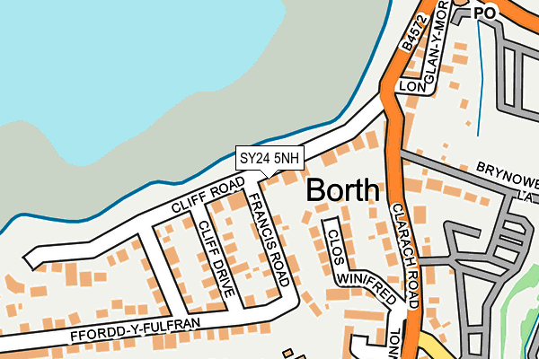 SY24 5NH map - OS OpenMap – Local (Ordnance Survey)