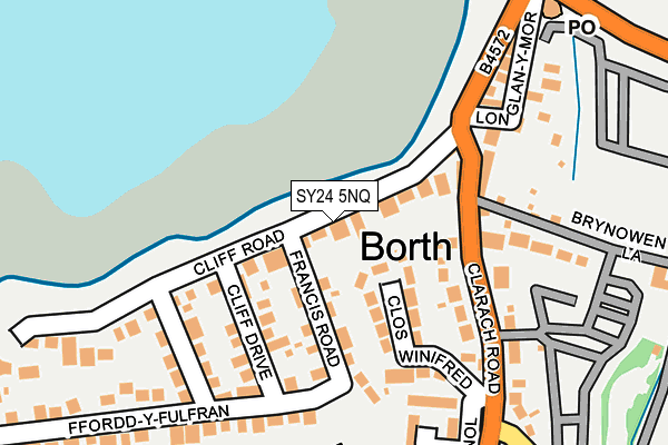 SY24 5NQ map - OS OpenMap – Local (Ordnance Survey) SY24 5NQ map - OS OpenMap – Local (Ordnance Survey)