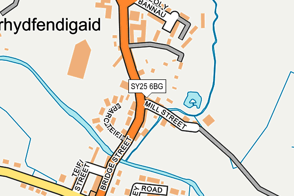 SY25 6BG map - OS OpenMap – Local (Ordnance Survey) SY25 6BG map - OS OpenMap – Local (Ordnance Survey)