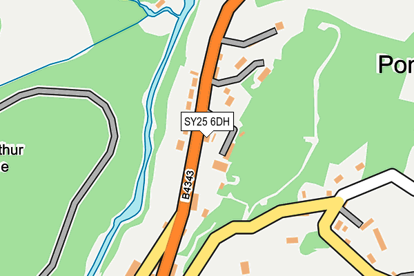 SY25 6DH map - OS OpenMap – Local (Ordnance Survey) SY25 6DH map - OS OpenMap – Local (Ordnance Survey)