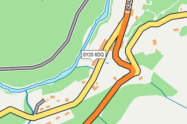 SY25 6DQ map - OS OpenMap – Local (Ordnance Survey) SY25 6DQ map - OS OpenMap – Local (Ordnance Survey)