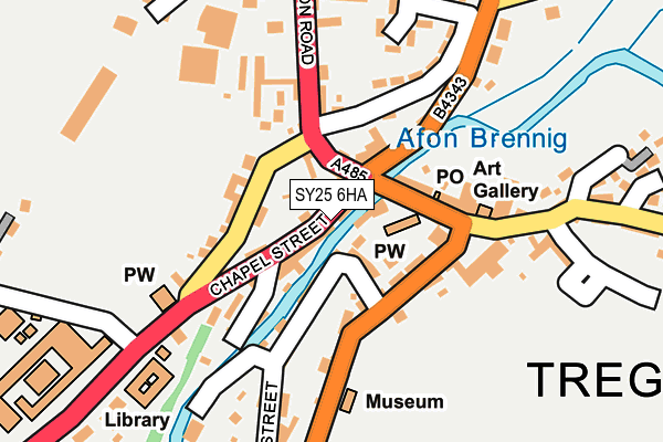 SY25 6HA map - OS OpenMap – Local (Ordnance Survey) SY25 6HA map - OS OpenMap – Local (Ordnance Survey)