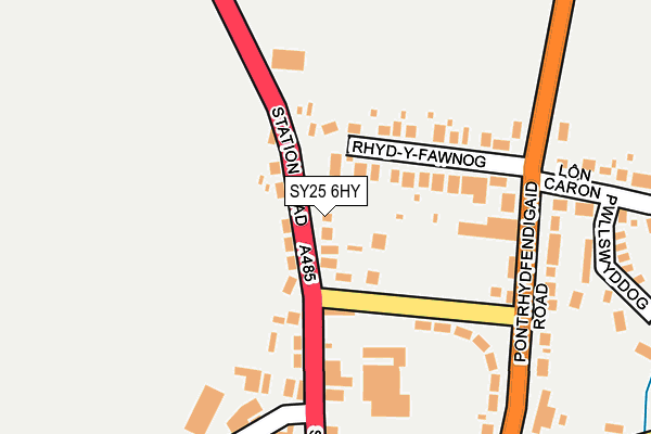 SY25 6HY map - OS OpenMap – Local (Ordnance Survey) SY25 6HY map - OS OpenMap – Local (Ordnance Survey)