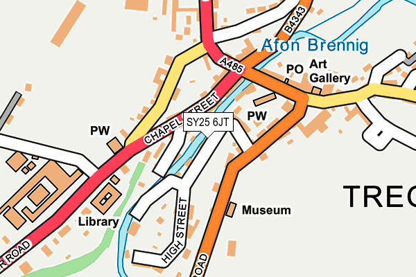 SY25 6JT map - OS OpenMap – Local (Ordnance Survey) SY25 6JT map - OS OpenMap – Local (Ordnance Survey)