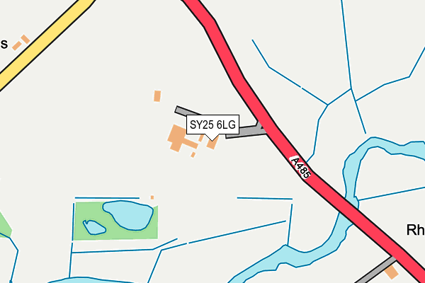 SY25 6LG map - OS OpenMap – Local (Ordnance Survey) SY25 6LG map - OS OpenMap – Local (Ordnance Survey)
