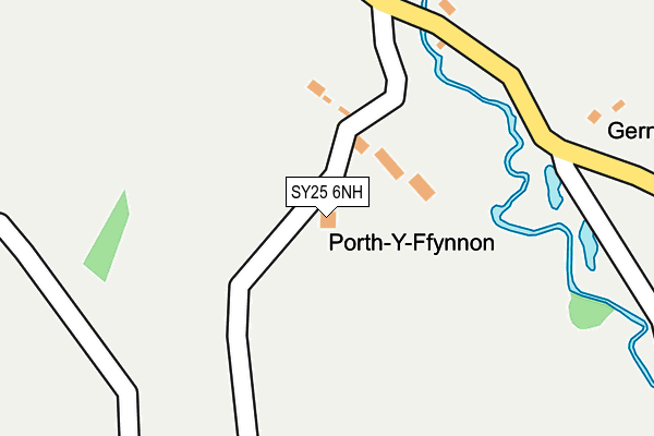 SY25 6NH map - OS OpenMap – Local (Ordnance Survey)
