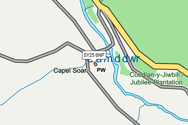 SY25 6NP map - OS OpenMap – Local (Ordnance Survey) SY25 6NP map - OS OpenMap – Local (Ordnance Survey)