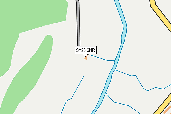 SY25 6NR map - OS OpenMap – Local (Ordnance Survey)