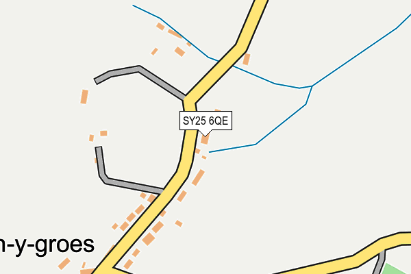 SY25 6QE map - OS OpenMap – Local (Ordnance Survey) SY25 6QE map - OS OpenMap – Local (Ordnance Survey)