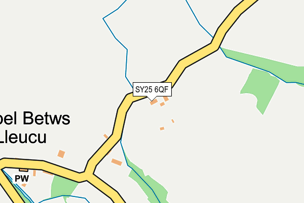 SY25 6QF map - OS OpenMap – Local (Ordnance Survey) SY25 6QF map - OS OpenMap – Local (Ordnance Survey)
