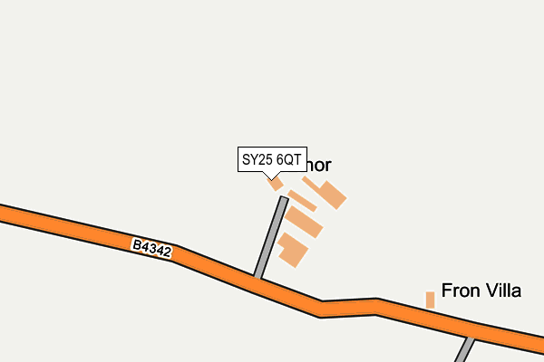 SY25 6QT map - OS OpenMap – Local (Ordnance Survey) SY25 6QT map - OS OpenMap – Local (Ordnance Survey)