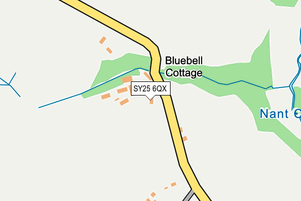 SY25 6QX map - OS OpenMap – Local (Ordnance Survey) SY25 6QX map - OS OpenMap – Local (Ordnance Survey)