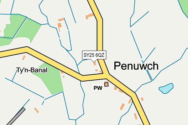 SY25 6QZ map - OS OpenMap – Local (Ordnance Survey) SY25 6QZ map - OS OpenMap – Local (Ordnance Survey)