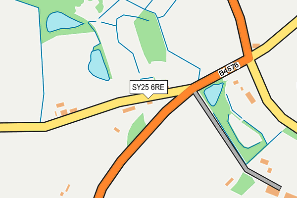 SY25 6RE map - OS OpenMap – Local (Ordnance Survey) SY25 6RE map - OS OpenMap – Local (Ordnance Survey)