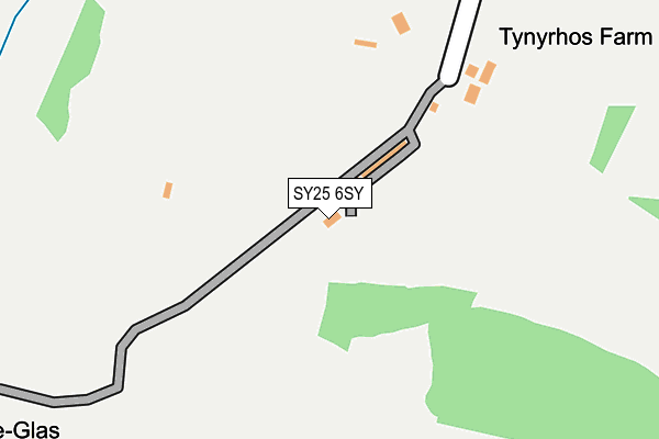 SY25 6SY map - OS OpenMap – Local (Ordnance Survey) SY25 6SY map - OS OpenMap – Local (Ordnance Survey)