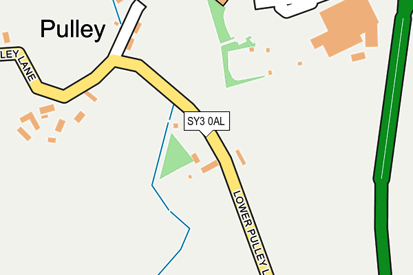 SY3 0AL map - OS OpenMap – Local (Ordnance Survey) SY3 0AL map - OS OpenMap – Local (Ordnance Survey)
