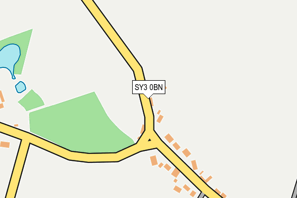 SY3 0BN map - OS OpenMap – Local (Ordnance Survey) SY3 0BN map - OS OpenMap – Local (Ordnance Survey)