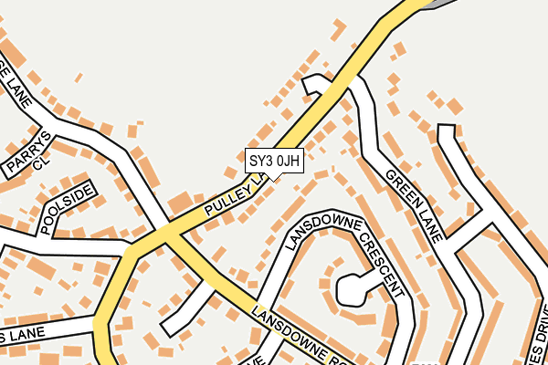 SY3 0JH map - OS OpenMap – Local (Ordnance Survey)
