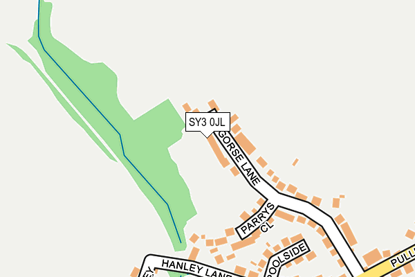 SY3 0JL map - OS OpenMap – Local (Ordnance Survey) SY3 0JL map - OS OpenMap – Local (Ordnance Survey)