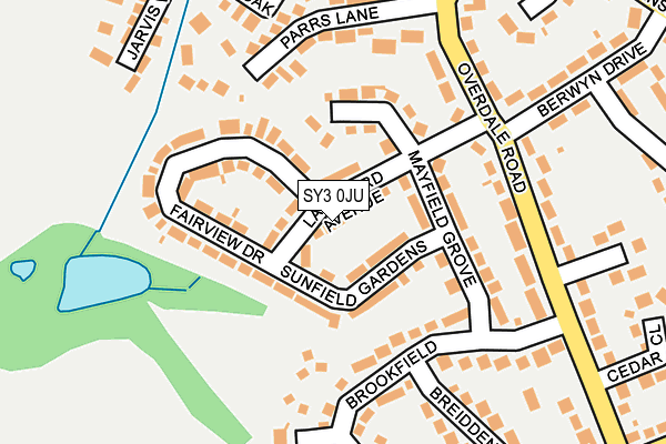 SY3 0JU map - OS OpenMap – Local (Ordnance Survey) SY3 0JU map - OS OpenMap – Local (Ordnance Survey)