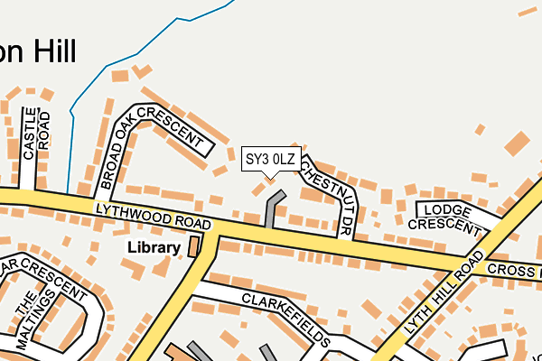 SY3 0LZ map - OS OpenMap – Local (Ordnance Survey) SY3 0LZ map - OS OpenMap – Local (Ordnance Survey)