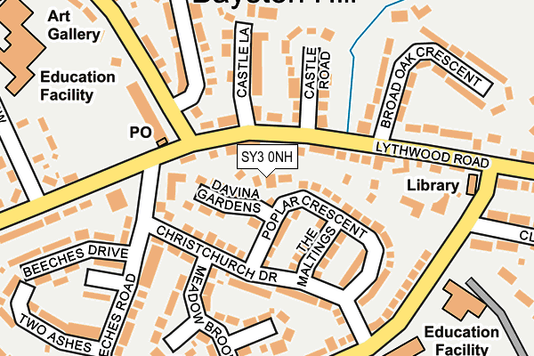 SY3 0NH map - OS OpenMap – Local (Ordnance Survey) SY3 0NH map - OS OpenMap – Local (Ordnance Survey)