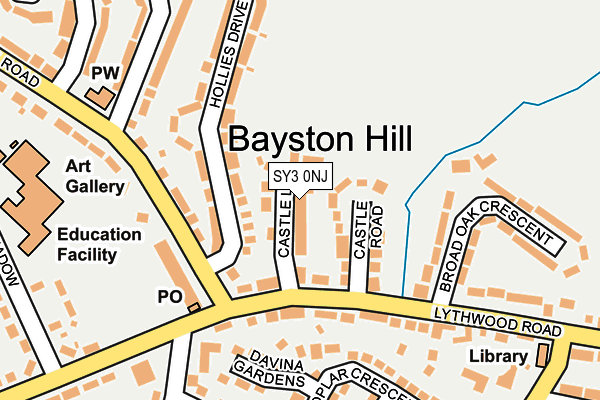 SY3 0NJ map - OS OpenMap – Local (Ordnance Survey) SY3 0NJ map - OS OpenMap – Local (Ordnance Survey)