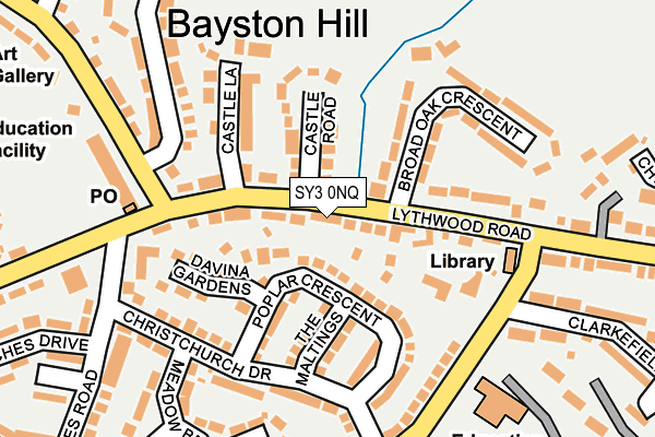 SY3 0NQ map - OS OpenMap – Local (Ordnance Survey) SY3 0NQ map - OS OpenMap – Local (Ordnance Survey)