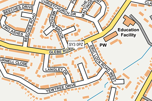 SY3 0PZ map - OS OpenMap – Local (Ordnance Survey) SY3 0PZ map - OS OpenMap – Local (Ordnance Survey)