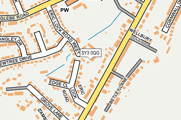 SY3 0QG map - OS OpenMap – Local (Ordnance Survey) SY3 0QG map - OS OpenMap – Local (Ordnance Survey)