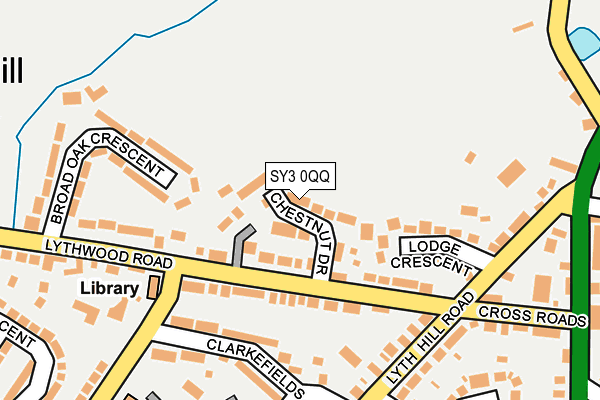 SY3 0QQ map - OS OpenMap – Local (Ordnance Survey) SY3 0QQ map - OS OpenMap – Local (Ordnance Survey)