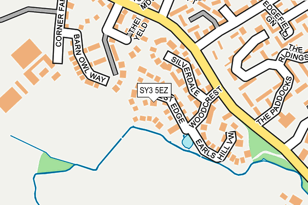 SY3 5EZ map - OS OpenMap – Local (Ordnance Survey) SY3 5EZ map - OS OpenMap – Local (Ordnance Survey)